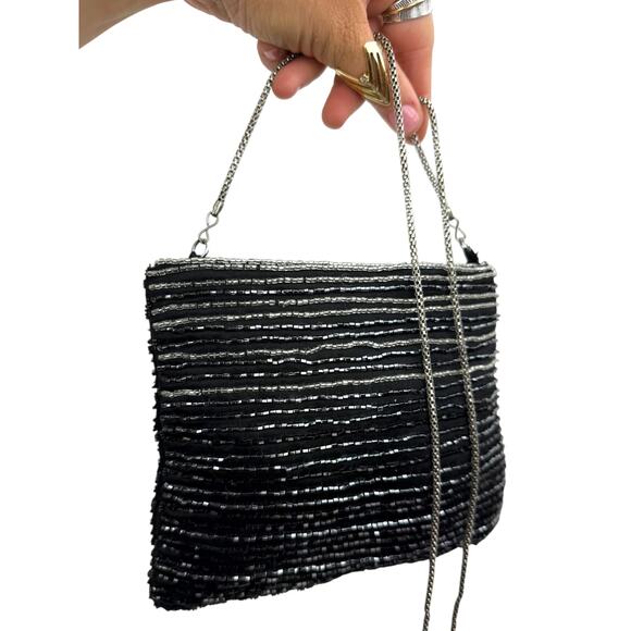 Vintage LE REGALE handmade beaded mini pouch bag - Picture 2 of 4